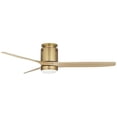 thumbnail image 6 of Casa Vieja 52" Windspun Modern Indoor Ceiling Fan 3 Blade LED Light Remote Control Soft Brass Finish Bedroom Hugger DC Motor, 6 of 9