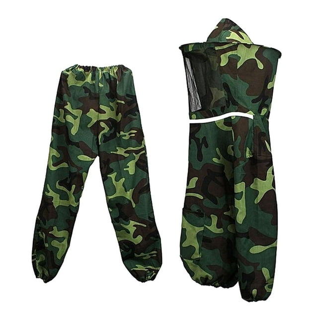 Woman Man Beekeeper Suit Ventilated Mesh Hood Outfit for Professional Beekeeper