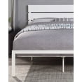 thumbnail image 5 of Contemporary 1pc Queen Bed - Metal Frame, White | 500lbs Capacity, 5 of 5