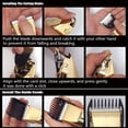 thumbnail image 5 of Heavy Duty Pet Grooming Clippers with 36V Motor for Thick Coats, Professional Electric Hair Trimmers for Dogs Horses Livestock (Gold), 5 of 6