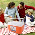 thumbnail image 4 of TOPINCN 8L Ice Cooler, Portable Hard Cooler Lunch Box with Heavy Duty Handle, Efficient Warm Cold Insulation Icebox Chest Bag, Small Travel Cooler for Camping Picnic Beach Fishing, 4 of 7
