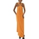thumbnail image 1 of Vestido de verano PRETTYGARDEN para mujer 2025 con tiras holgadas, naranja, XXL, 1 of 8