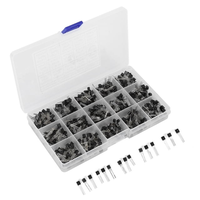 Transistor PNP, 600 piezas Surtido de transistores Transistores Kit surtido de transistores Rendimiento probado