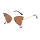 thumbnail image 1 of Gafas de sol de moda femenina con detalles en diamante • Montura redonda oversized • Protección UV400 • Montura metálica • Accesorio de estilo retro, 1 of 2