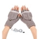 thumbnail image 5 of Xihbxyly Guantes Calefactables Usb, Tecnología de Calidez Invernal, Diseño de Terciopelo Suave, Calefacción Versátil Alimentada Por Usb, Funda Abatible de Medio Dedo, Accesorio de Moda, Actividades A, 5 of 5
