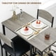 thumbnail image 5 of Juego de Mesa de Bar para 2 Personas con Almacenamiento - Mesa Rectangular y 2 Sillas Altas, Gris, 5 of 20
