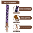 thumbnail image 3 of Wrist Lanyard Strap for Keys, Neck Lanyard for ID Badge, Wristlet Keychain with Key Ring for Teacher, Women, Men, 3 of 7