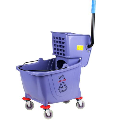 Industrial Lavex Janitorial Grey 36 Quart Mop Bucket & Wringer Combo with $bonus 
