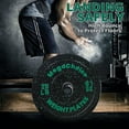 thumbnail image 6 of 2024 New 2 inch Rubber Bumper Plates For Lifting, Weight Plates For Home Gym,Rubber Weight Plates, 15LB 25LB 35LB 45LB Plates Options, 6 of 6