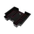 thumbnail image 1 of Bandeja organizadora de consola central para Chevy Silverado 1500 y GMC Sierra 1500 2019-2022, inserto de caja de almacenamiento para reposabrazos, plástico negro y rojo, 1 of 6