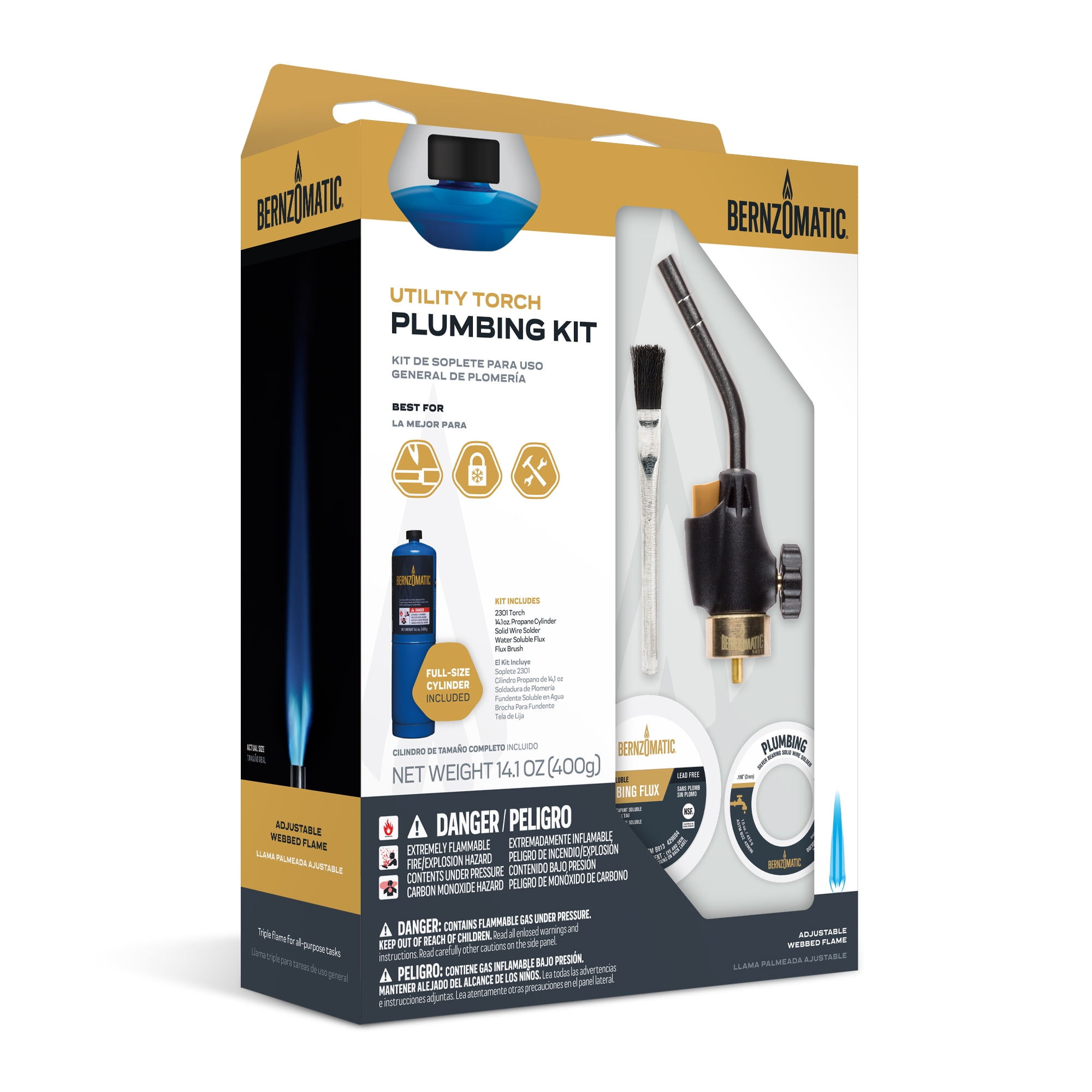 Bernzomatic basic torch plumbing kit sale