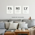 thumbnail image 5 of Family Poster Black and White Wall Art for Living Room, 11x14 Canvas Prints Unframed Set of 3, Kitchen Wall Art Posters Hallway Decor, 5 of 7