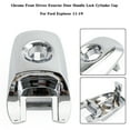 thumbnail image 5 of Mad Hornets Chrome Front Driver Exterior Door Handle Lock Cylinder Cap For Explorer 11-19, 5 of 8