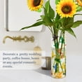 thumbnail image 4 of Colorful Bird Silhouettes Plastic Vase 11.8'' x 3.9'' Transparent Non Breakable Decorative for Family, 4 of 6