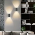 thumbnail image 3 of Zaqw LED Outdoor Wall Sconce Industrial Warm Light G9 Cement Hardwired, 3 of 7