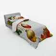 thumbnail image 2 of Ambesonne Christmas Bedding Set 3 Pcs, Yule Eve Balls Baubles, Twin, Multicolor, 2 of 2