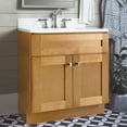 thumbnail image 4 of Design House Brookings Solid Wood 30" Fully Assembled Vanity Cabinet, Modern Birch, 4 of 16