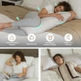 thumbnail image 6 of PharMeDoc Bear Hug Shredded Memory Foam Maternity Pillow for Side Sleeper, Cooling Cover, 6 of 7