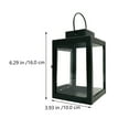 thumbnail image 2 of FESTFENDS 1Set Decorative Lantern Black Iron Retro Style Lighting for Indoor and Outdoor Settings, 2 of 8