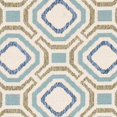 thumbnail image 4 of Safavieh Veranda Polypropelene Medium Rectangle Rug VER089-0614-5 in Cream and Green, 4 of 5