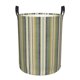thumbnail image 1 of Fotbe Colourful stripes Cesto de Ropa con Asas, Cesto Impermeable de Gran Capacidad, Bolsa de Lavado para Dormitorio, Cesto de Ropa con Ruedas y Asas-Small, 1 of 6