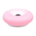 thumbnail image 2 of Retro Donut‑Shaped Rechargeable Lamp, 2‑in‑1 Cordless Table & Wall‑Mount Touch Dimmable Ambient Light for Funky Aesthetic Bedroom Dorm Room Decor(Pink#2), 2 of 6