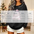 thumbnail image 5 of Ichuanyi Women's Crewneck Long Sleeve Christmas Graphic Sweatshirt Cute Christmas Print Casual Pullover Top, 5 of 5