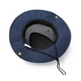 thumbnail image 7 of Fewfanhot Men's & Women's Full Mesh Crown Bucket Hat Ultra-Breathable Adjustable Chin Strap, Wide Brim Sun Hat for Hot Weather, Beach, Outdoor Work, 7 of 7