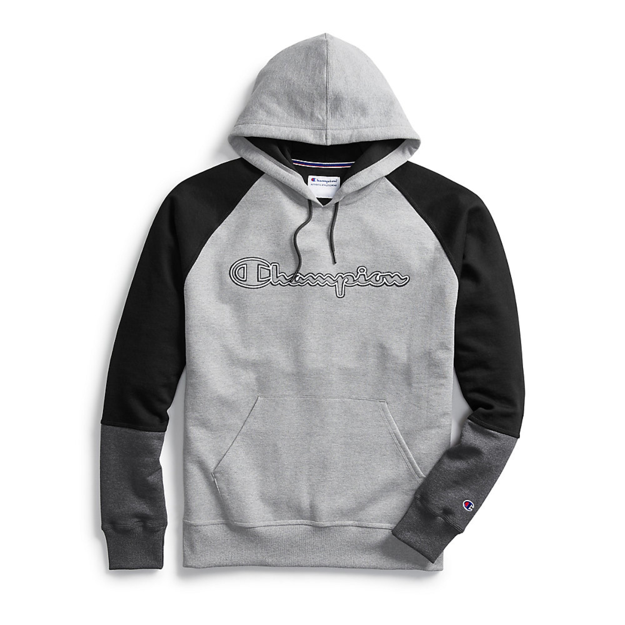 Champion colorblock hoodie yellow Clearance