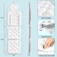 thumbnail image 4 of Almohada de baño para todo el cuerpo VOXOR para bañera con bolsa de lavandería blanca, 4 of 6