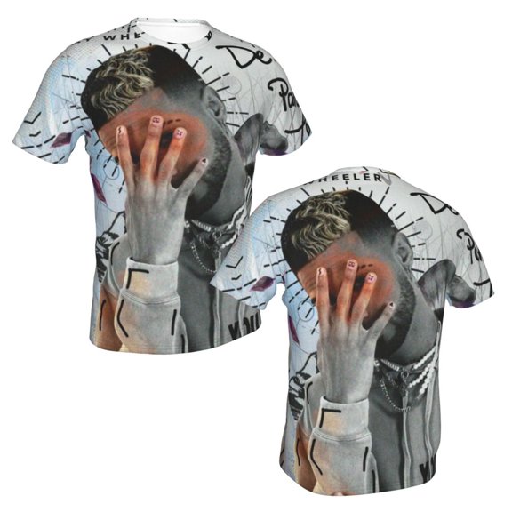 Jay Wheeler Trappii Unisex 3d Pattern Printed Short Sleeve T-Shirts Casual Graphics Tees Small