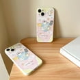 thumbnail image 3 of Cute Lovely Cartoon Cat Stars Soft Phone Case Compatible with iPhone Case for Women Girls (White,iPhone 12 Pro), 3 of 6