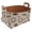 Multicolor 2, variant on Marble Black Storage Basket Collapsible Storage Bin, PU Foldable Basket Convenient Box Storage Organizer with Handles for Shelves Office Bedroom Closet Nursery Toys Laundry