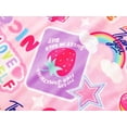 thumbnail image 3 of Beezizac Girls Strawberry Patchwork Pajamas 2-Piece Long Sleeve & Pants PJ Set Cute Winter Jammies Size 14, 3 of 7