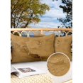 thumbnail image 3 of Outdoor Waterproof Throw Pillow Covers Set of 2 Yellow Marble Decorative Pillowcases Lumbar Outdoor Pillows Cushion Case 20x12 Inch Abstract Art Lines Patio Pillows for Couch Sofa Bed Garden, 3 of 9