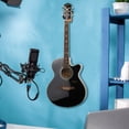 thumbnail image 4 of Guitar Wall Stand, Black Walnut U-Shaped for Acoustic & Electric Guitar 2 pack by XILAZAB, 4 of 10