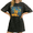 Black, variant on Starry Night Cat Alien Graphic Tees Washed Black Shirts Print Tshirt Quirky Fan S-2XL Tops