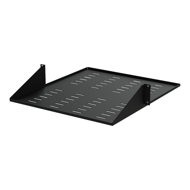 StarTech.com 2U Vented 19 Pouces 2-Post Network Rack Cabinet Shelf, 20 Po Deep Center Mount Cantilever Tray Rackmount Shelf for AV/Data Equipment Enclosure with Cage Nuts & Screws 75lb Capacity 2U Rack Fixe (CABSHF2POSTV2) - Étagère de Rack - Noir - 2U - 19 Pouces - pour P/N : 2POSTRACK42