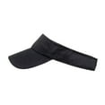 thumbnail image 2 of Only Moment Black Running Visor Wide Brim Visor Hats for Women Polyester Adjustable Empty Top Baseball Cap Cotton Ball Caps for Women and Men One Size, 2 of 3