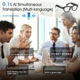 thumbnail image 6 of AI Smart Glasses with 8MP Camera, Real-Time Translation, Bluetooth Music & Calls, Color-Changing Lenses, Long Battery for Travel & Business, 6 of 8