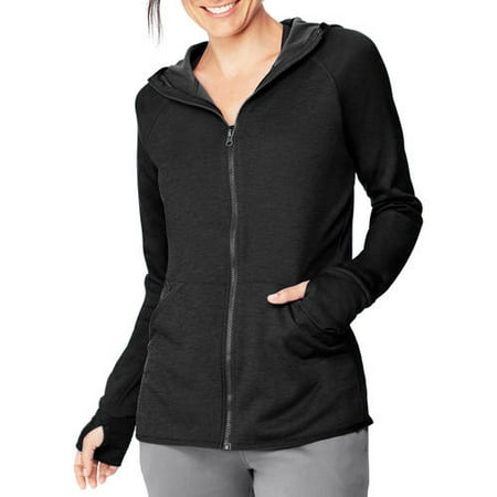 Hanes Sport Women's Performance Fleece Full Zip Hoodie - Walmart.com