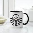 thumbnail image 6 of CafePress - Halloween Ghost Reading School - 11 oz Ceramic Mug - Novelty Coffee Tea Cup, 6 of 6