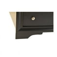 thumbnail image 3 of Traditional Matrix King 5 PC Storage Bedroom Set in Black made with Wood, 3 of 29