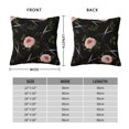 thumbnail image 2 of Roses Scissors Salon Throw Pillow Cases Decorative Cushion Covers for Living Room Bed Sofa Couch 24x24, 2 of 6