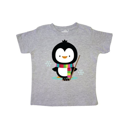 

Inktastic Hockey Christmas Penguin Gift Toddler Boy or Toddler Girl T-Shirt