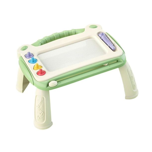 Tablero de Dibujo Borrable Perfecl Colorido con Patas Desmontables para Niños Verde