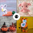 thumbnail image 4 of Safety Eyes MUCUNNIA, 400 unidades, 16 mm, para amigurumi con arandelas, color negro, 4 of 6