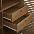 thumbnail image 5 of Modway Bar Cabinet with Slatted Door and 2 Drawers, Solidwood Walnut, 5 of 7