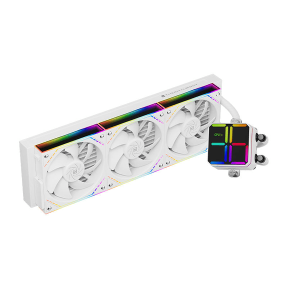 Thermalright Magic Qube 360 ARGB White Digital Display Screen Water-Cooled Radiator Supports Intel 14th and 15th generations
