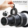 thumbnail image 4 of Kit de puntales ópticos cónicos Spotlight con soporte Bowens para LED, 4 of 9